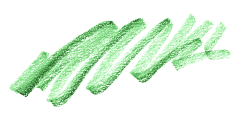 Green rough crayon pastel scribble scrawl doodle texture isolated PNG cutout, transparent background
