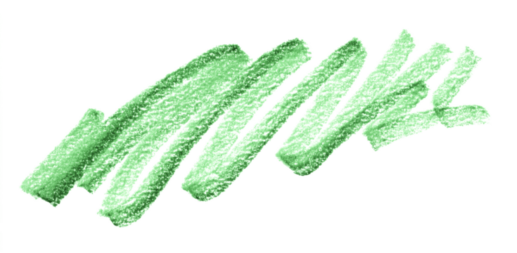 Green rough crayon pastel scribble scrawl doodle texture isolated PNG cutout, transparent background