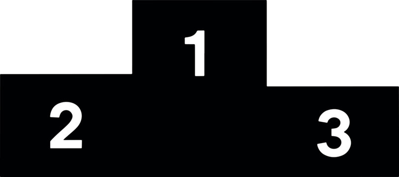 Podium Winner First Place Second Third Place Award Ceremony Celebration