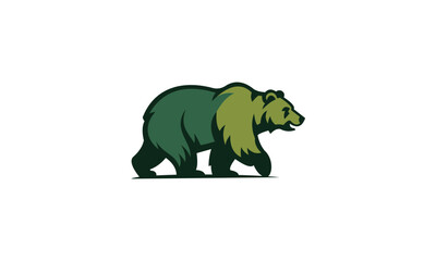 vector illustration of a bear