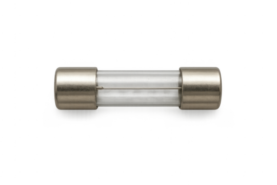Glass electric fuse component for circuit protection