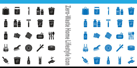 Zero-Waste Home Lifestyle Icons