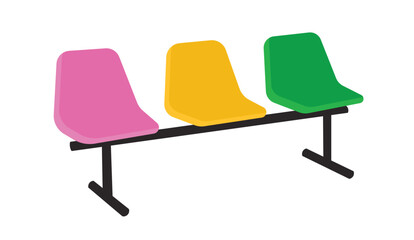 Illustration chair isolated unique