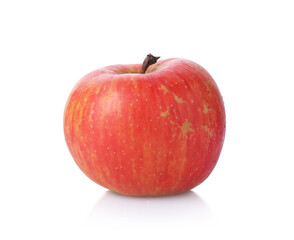 One fresh ripe apple isolated on white