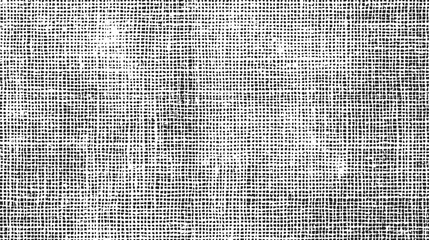 Black and white grid sketch, hand drawn irregular lines forming abstract textured pattern. Vector illustration