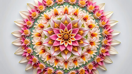 colorful mandala flower flower pink nature flowers blossom dahlia beauty summer