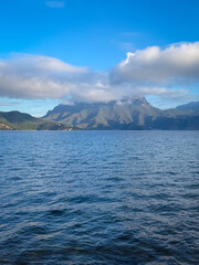 Lugu Lake in the morning. Yunnan province, China.