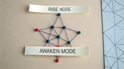 A star like network figure representing rise and awaken modes