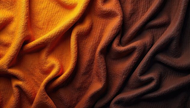 Vibrant shades of deep brown, rich chocolate, and warm ebony showcased in a textured fabric backdrop Perfect for representing heritage, culture, and beauty , chocolate, skin tone, style