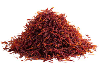 Fototapeta premium Saffron strands piled into a pyramid shape