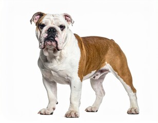 Stocky and calm, the English Bulldog carries a unique charm with its wrinkled face and gentle temperament.