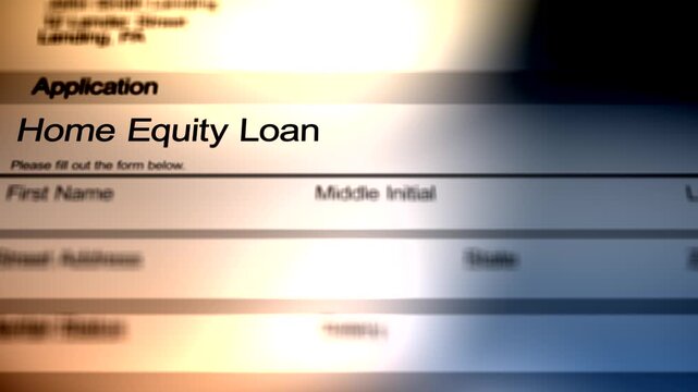 Home Equity Loan Application