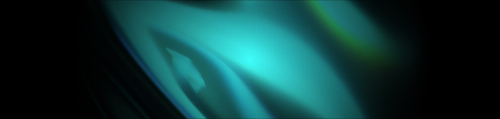 Red, blue and orange liquid metal abstract background with elongated format and noise texture. Modern Liquid Gradient Metal Design. Vibrant Liquid Abstract Background.