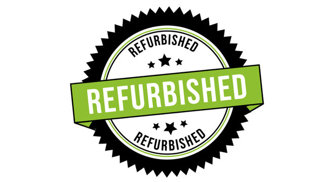 Refurbished product seal emblem for quality assurance and reliability