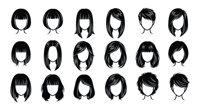 Explore trendy hairstyles for women with this modern hair salon set