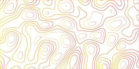 Topographic canyon geometric map relief texture with curved layers and shadow .Abstract geometric topographic contour map background. Panorama view gradient multicolor wave curve