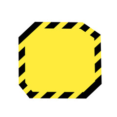 warning frame vector