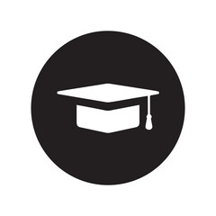 Abstract Cube Education Logo Integrating Graduation Elements Creatively