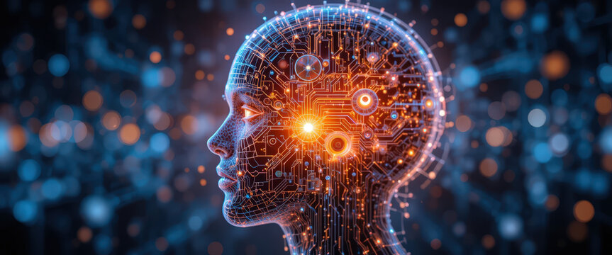 Exploring the intersection of technology and humanity a futuristic vision of ai innovation in a digital landscape