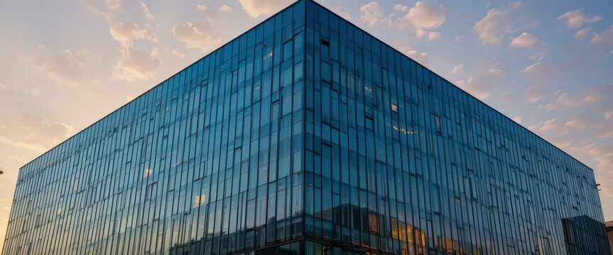 Dynamic architectural reflection urban skyline photography dusk low angle modern design concepts