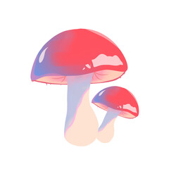 Red mushrooms 