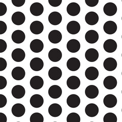 black dots pattern design