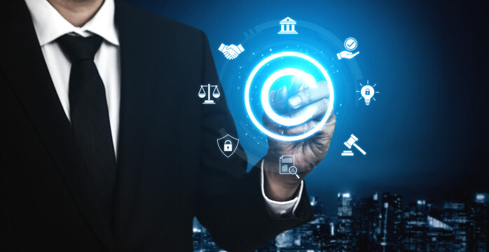 Copyright protection highlights copyright, intellectual property, and legal ownership through law, verification, and secure digital rights Vouch