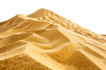 Golden sand dunes with undulating curves and textures, perfect for natural landscapes and desert exploration themes