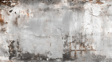 1. Weathered, scratched gray metal wall texture with rust texture