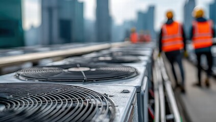 Industrial Air Conditioning Technician unit, repair, ac, technician, system, air, conditioning