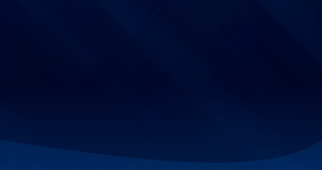 Obraz premium Elegant Dark Navy Blue Abstract Background. Professional vector backdrop featuring subtle light rays and a smooth curved element. Ideal for corporate presentations, tech branding, and website banners.