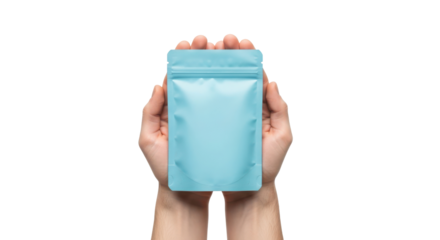 Whole ripe fresh pineapple fruit standing upright isolated on a clean white background