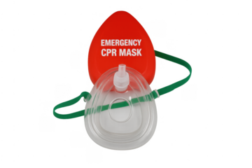 Emergency cpr mask for first aid resuscitation
