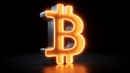 A luminous Bitcoin icon presented as a digital asset that symbolizes economic transformation, financial innovation and the expanding influence of cryptocurrency.
