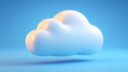 A minimal cloud structure symbolizing modern digital services, online data environments and the conceptual foundation of cloud based technologies.

