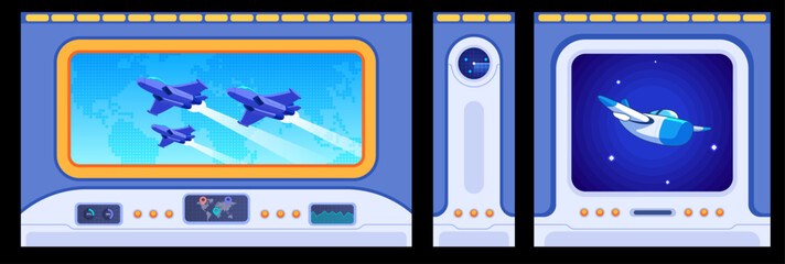 卡通科技背景14