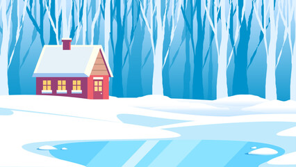 旅游系列-冰雪森林