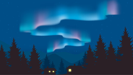 旅游系列-漠河极光