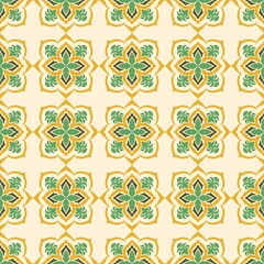 flower, illustration, wallpaper, fabric, pattern, textile, geometric, seamless, abstract, art, decor, yellow, background, botanical, summer