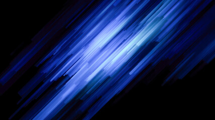 Blue light streaks diagonal lines abstract background glowing motion digital speed neon glow futuristic design dynamic pattern technology theme cyber energy brighten mood, diagonal blue light