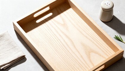 food tray mockup, studio food photography look, neutral props