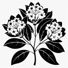 Creative details Mountain Laurel Blossom Icon vector illustration