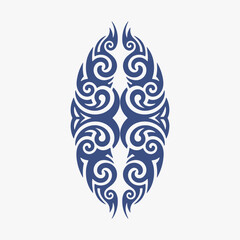 Intricate tribal mandala ornament on a white background. Vector Sign for Banner, Logos, Labels, tattoo, and Icons.