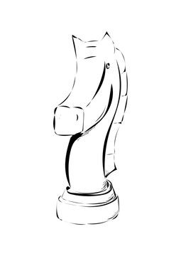 Springer Figur Schach
