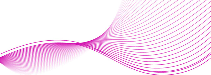 Vibrant Pink And Purple Abstract Wave Design With Fluid Lines For Modern Backgrounds.vector illustration eps10