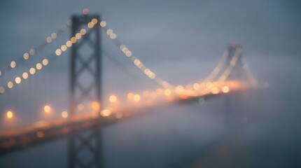 Blurred Bridge at Dusk