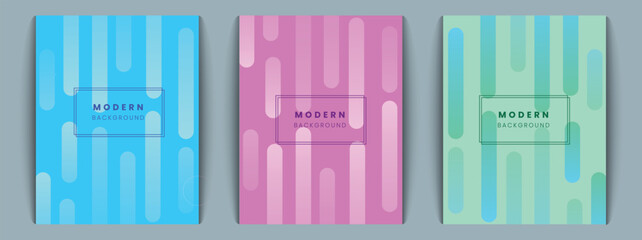 Memphis abstract pattern background with outlined cubes and bold layout