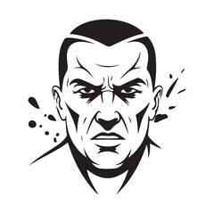 Boxing mind concept outline vector