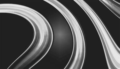 Metallic Wave Abstract Background Design