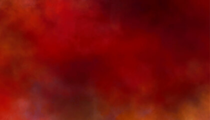 Vibrant Red Smoky Abstract Texture Background